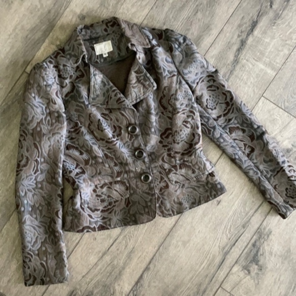 Alberto Makali jacket size 8 brown shades